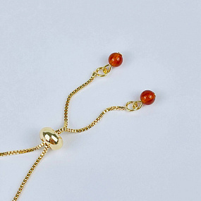 Браслет регулируемый с Сардониксом, Артикул: 117856 - изображение товара №3