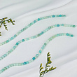 Бусины для украшений из Амазонита (48 бусин)
