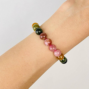 Браслет из Турмалина микс