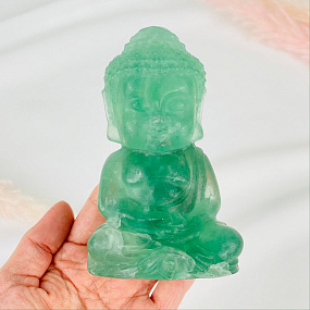 Фигурка Будда из Флюорита, Артикул: 117439 - изображение товара №2