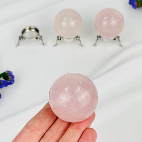 Шар из Розового кварца., Артикул: 114098 - изображение товара №2