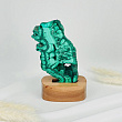 Срез Малахита на подставке