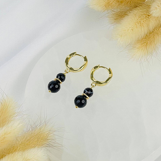 Серьги из Агата, Артикул: 089783 - изображение товара №2