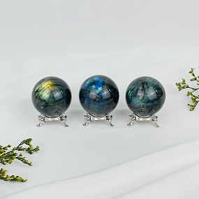 Шар из Лабрадора на подставке, Артикул: 076264 - изображение товара №1