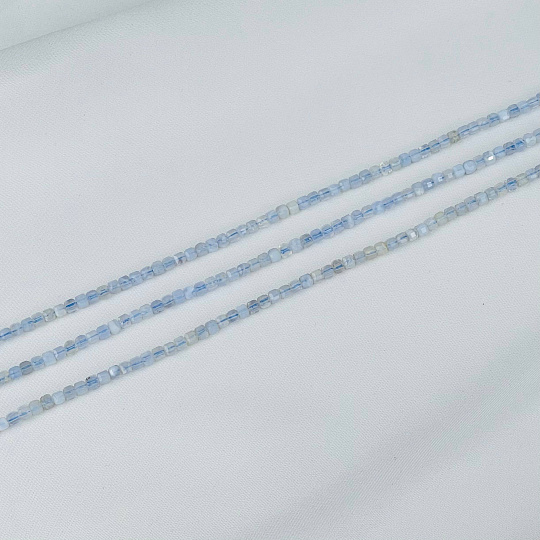 Бусины для украшений из Голубого агата, Артикул: 092862 - изображение товара №1