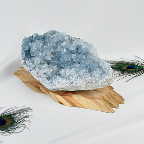 Друза Целестина на подставке, Артикул: 118193 - изображение товара №2