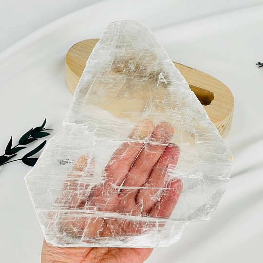 Срез Селенита на подставке, Артикул: 117468 - изображение товара №3