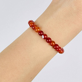 Браслет из Сардоникса, Артикул: 117847 - изображение товара №2