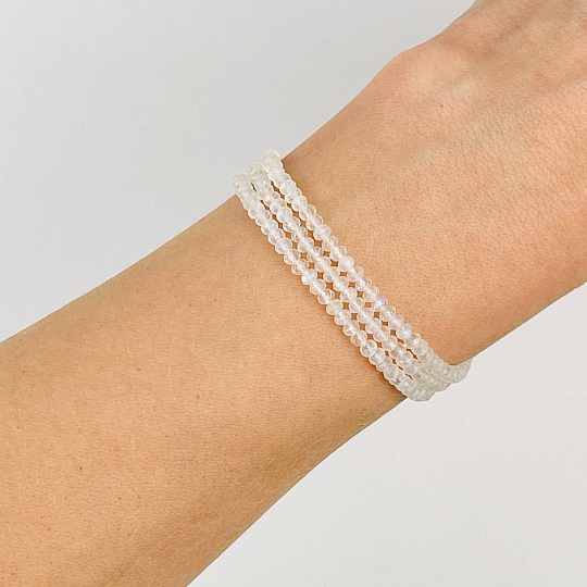 Бусины для украшений из Лунного камня, Артикул: 086671 - изображение товара №1