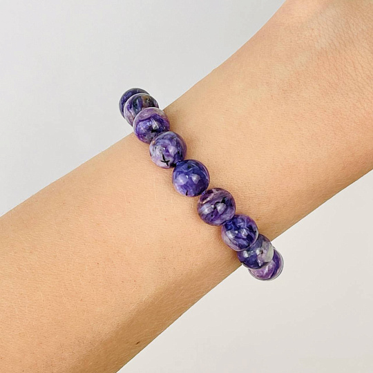 Браслет из Чароита, Артикул: 115957 - изображение товара №1