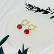 Серьги из Сердолика