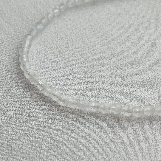 Бусы из Лунного камня огранка, Артикул: 099572 - изображение товара №2