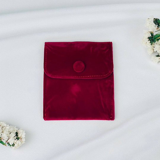 Мешочек: Бархат бордовый 1 шт., Артикул: 116509 - изображение товара №1