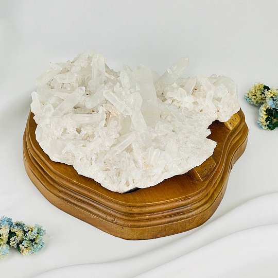 Друза Горного Хрусталя на подставке, Артикул: 070043 - изображение товара №2