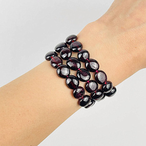 Бусины для украшений из Граната (галтовка), Артикул: 075223 - изображение товара №2