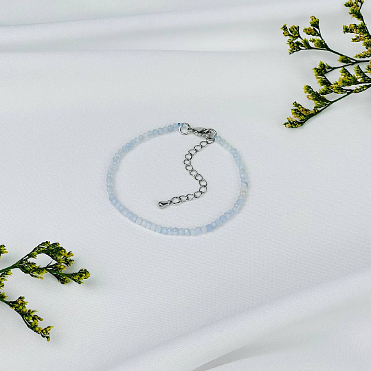 Браслет из Голубого агата, Артикул: 090428 - изображение товара №2