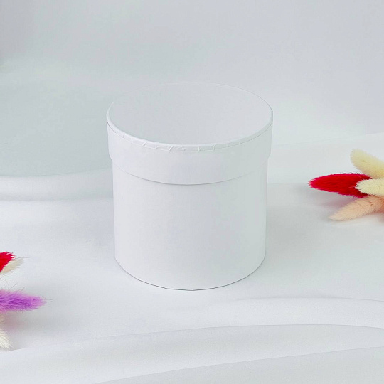 Подарочная коробка белая под шар, Артикул: 116517 - изображение товара №1