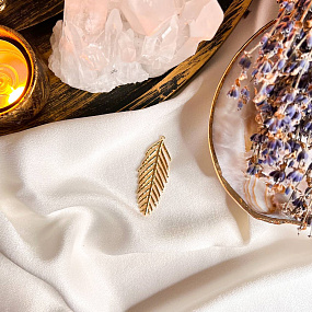 Подвеска "Лист" (1 шт), Артикул: 098569 - изображение товара №1