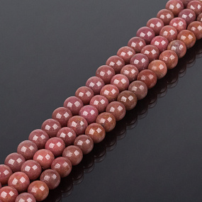 Бусины для украшений из Родонита, Артикул: 085550 - изображение товара №1