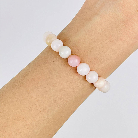 Браслет из Опала розового, Артикул: 085090 - изображение товара №2