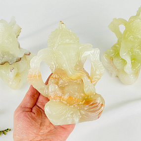 Статуэтка Ганеша из Оникса, Артикул: 118013 - изображение товара №3