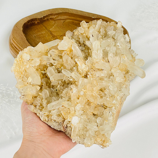 Друза Горного Хрусталя на подставке, Артикул: 117710 - изображение товара №3