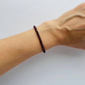 Браслет из Граната (Пироп), Артикул: 087631 - изображение товара №5