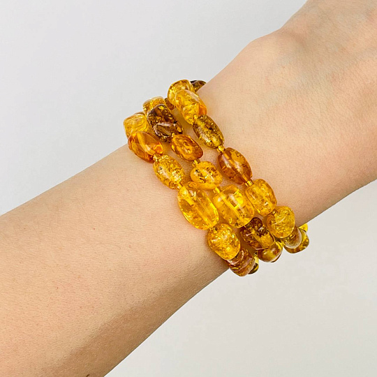 Бусины для украшений из Янтаря, Артикул: 116032 - изображение товара №2