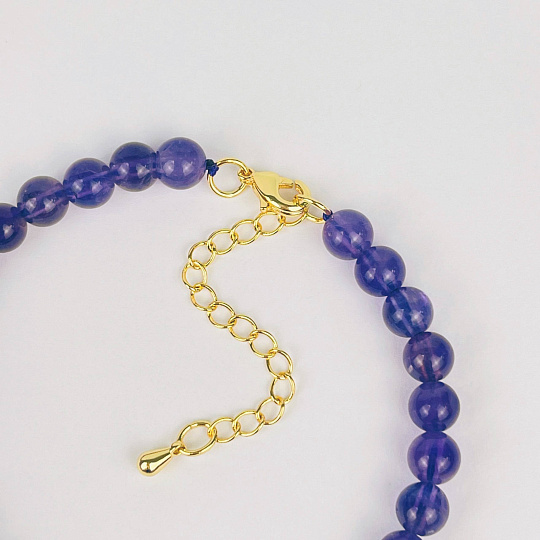 Браслет из Аметиста, Артикул: 086841 - изображение товара №4