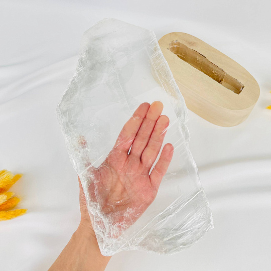 Срез Селенита на подставке, Артикул: 117483 - изображение товара №2