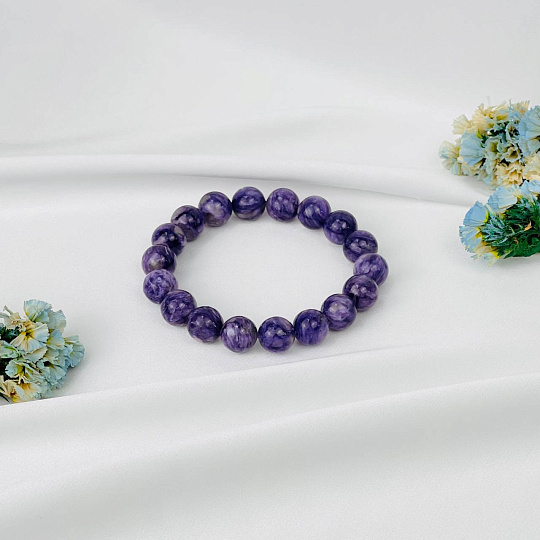 Браслет из Чароита, Артикул: 115951 - изображение товара №3