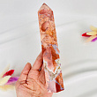 Кристалл из розового цветочного Агата