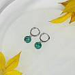 Серьги из Хризоколлы