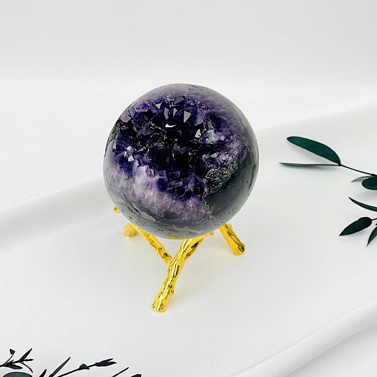 Шар из Аметиста с жеодой, Артикул: 104134 - изображение товара №1