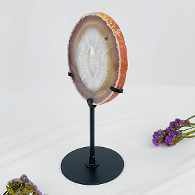 Срез Агата на подставке, Артикул: 117361 - изображение товара №3