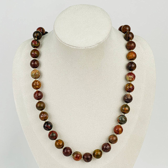 Колье из Яшмы (Пикассо), Артикул: 118161 - изображение товара №1