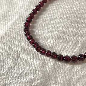 Браслет из Граната (Пироп), Артикул: 099110 - изображение товара №2