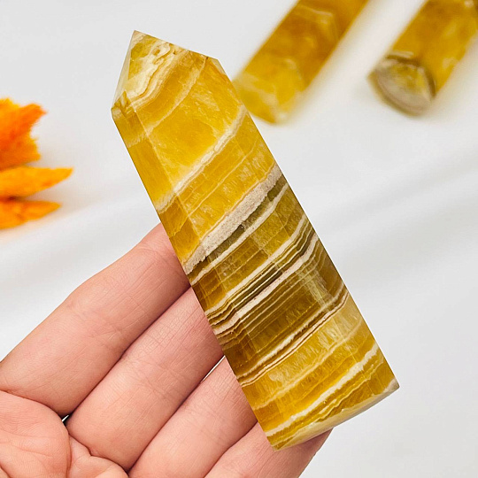 Кристалл из желтого Флюорита, Артикул: 081533 - изображение товара №2