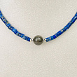 Чокер из Лазурита и Пирита