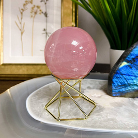 Шар из мадагаскарского Розового кварца, Артикул: 088911 - изображение товара №2