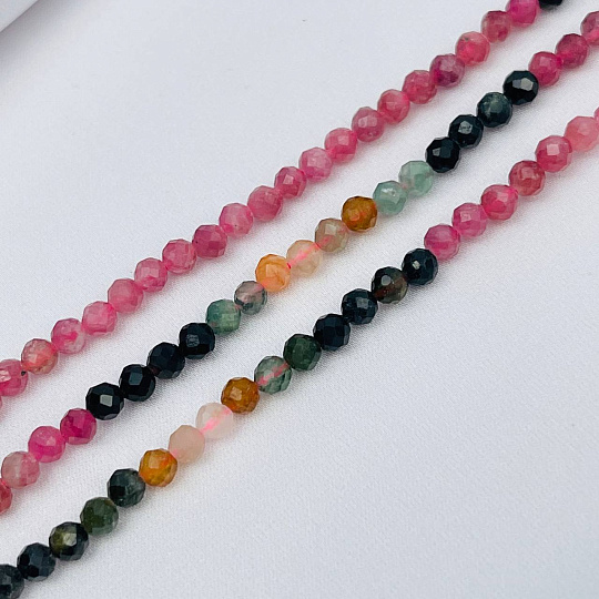 Бусины для украшений из Турмалина микс огранка, Артикул: 100063 - изображение товара №1