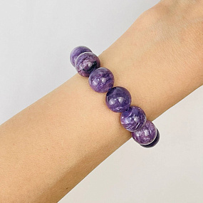 Браслет из Чароита, Артикул: 115879 - изображение товара №1