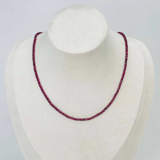 Колье из Граната (Альмандин), Артикул: 114750 - изображение товара №1