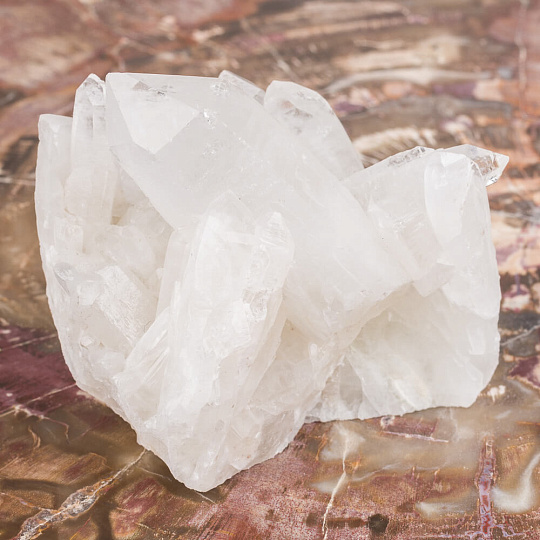 Друза Горного хрусталя на подставке, Артикул: 070039 - изображение товара №1