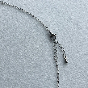 Кулон на цепочке из Мохового Агата, Артикул: 099465 - изображение товара №4