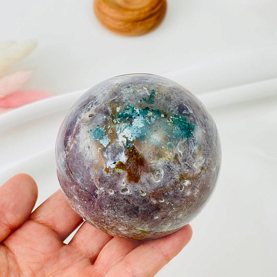 Шар из океанической Яшмы, Артикул: 079733 - изображение товара №2
