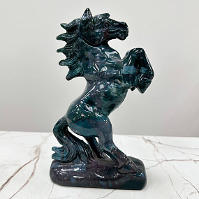 Статуэтка резная "Жеребец" из океанической Яшмы, Артикул: 104783 - изображение товара №2