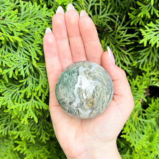 Шар из Агата мохового, Артикул: 082662 - изображение товара №1