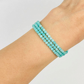 Бусины для украшений из Амазонита (120 бусин)