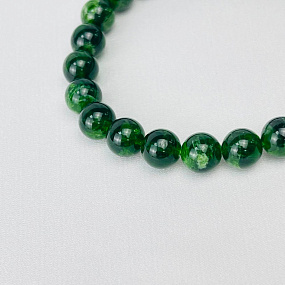 Браслет из Хромдиопсида, Артикул: 070217 - изображение товара №2